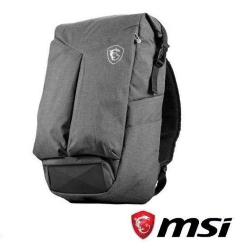 全新微星MSI 15.6吋 筆電包黑色 電腦包 後背包