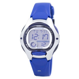 CASIO 太空風格時尚電子錶-藍 (LW-200-2A)