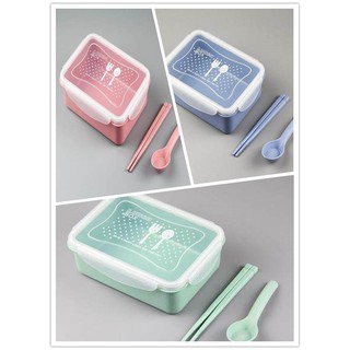 便當盒 小麥秸稈飯盒餐便當盒 帶蓋餐盒微波爐 廚房用品 餐具 料理工具 置物架 收納盒 密封盒 環保碗 餐盒 飯盒