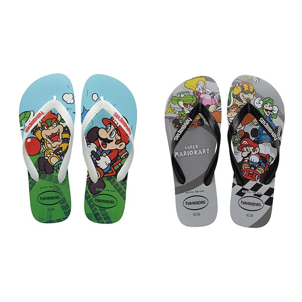 【Havaianas】哈瓦仕 Mario Bros 夾腳拖 人字拖 瑪利歐 兩款 男女鞋 -4140269-0198U