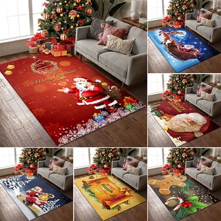 客廳臥室地毯聖誕快樂地毯兒童臥室家居裝飾過道地毯