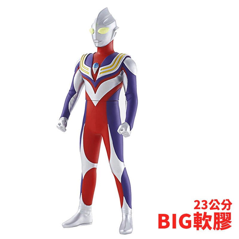 新豐強森bandai 代理版特攝超人力霸王超大型軟膠公仔英雄迪卡傑洛貝利亞 蝦皮購物