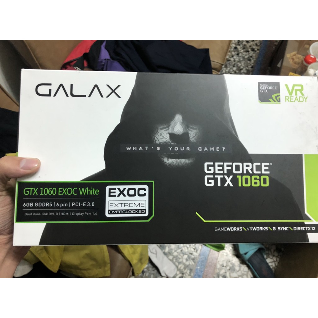 GTX 1060 EXOC White 6GB - 顯示卡 GALAX 影馳