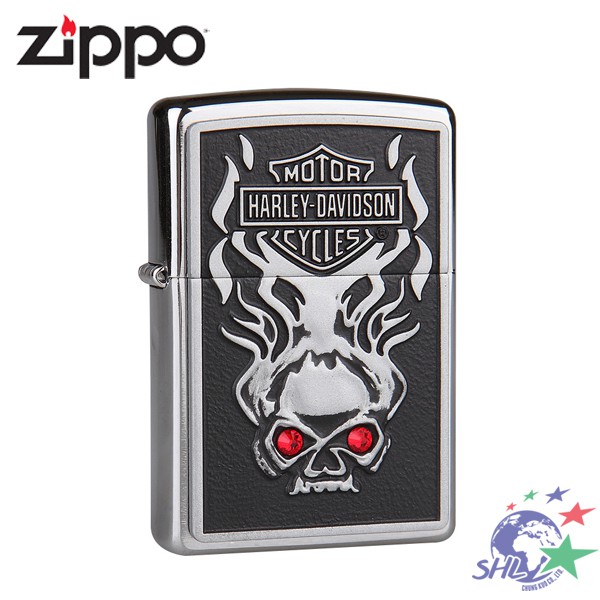 Zippo  - Harley Davidson 哈雷 - 火焰骷髏 / NO.28267 / ZP231【詮國】