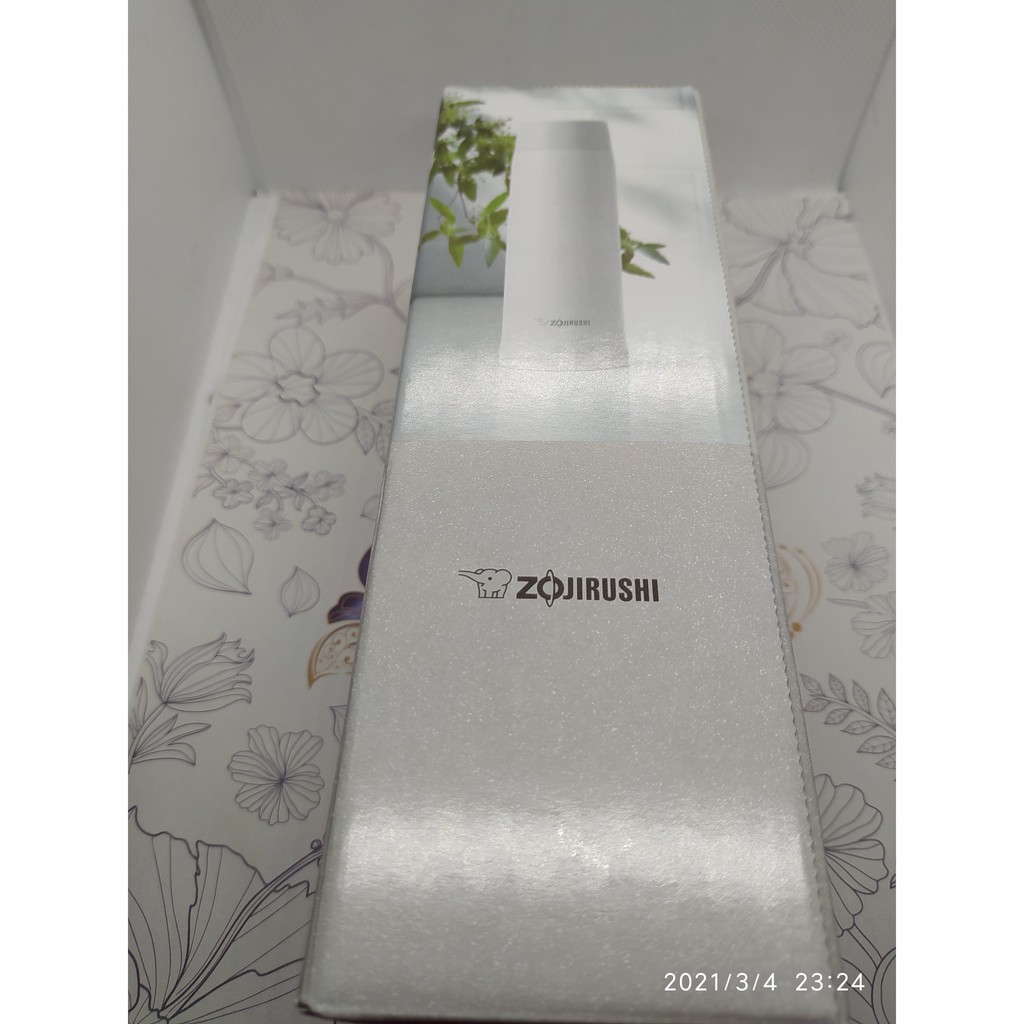 全新  ZOJIRUSHI日本象印不銹鋼 保冰 保溫瓶 0.48L白SM-NA48   超輕量