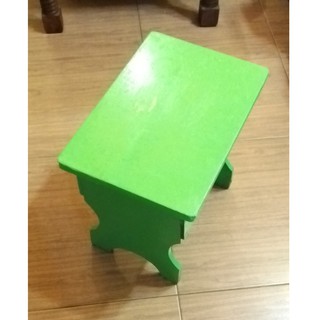 綠色小方桌 咖啡桌 茶几 小邊几 小書桌
