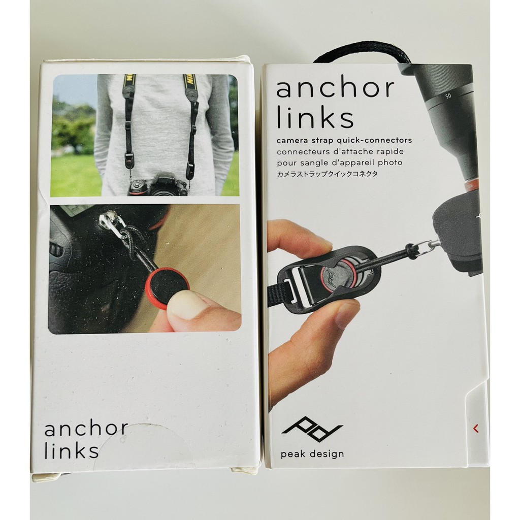 新版 Peak Design Anchor Links 通用快拆系統, V4 (快扣座X2+扣子X4)