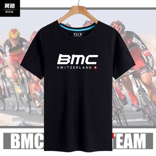 【衣衣小鋪】美國BMC車隊環法自行車賽戶外騎行愛好者短袖T恤衫男純棉衣服半袖