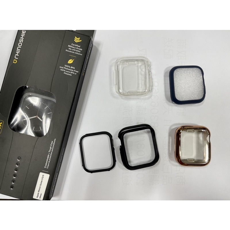 Apple Watch  二手42mm  44mm Rhinoshield犀牛盾 透明保護殼 錶帶