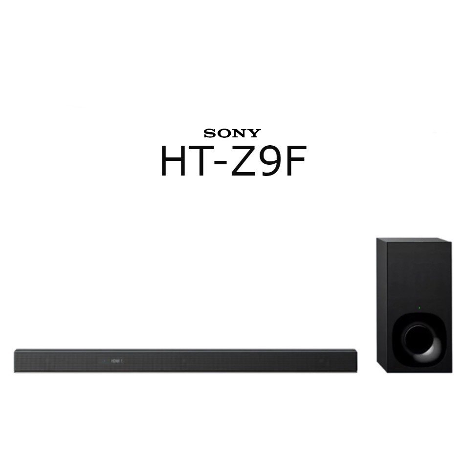 『韋伯樂器』Sony HT-Z9F Soundbar 家庭劇院 聲霸+重低音