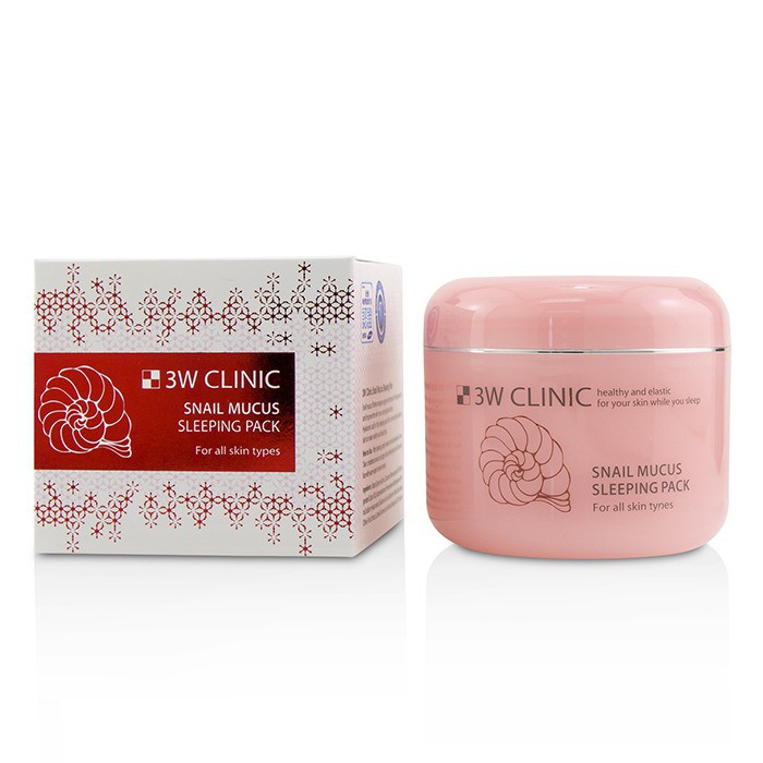 3W CLINIC - 蝸牛緊實彈力晚安面膜Snail Mucus Sleeping Pack