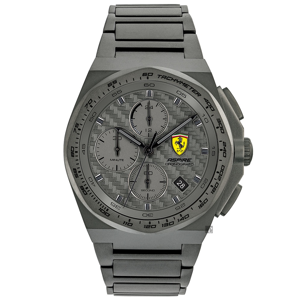 Scuderia Ferrari 法拉利 賽車急速計時手錶-44mm FA0830795