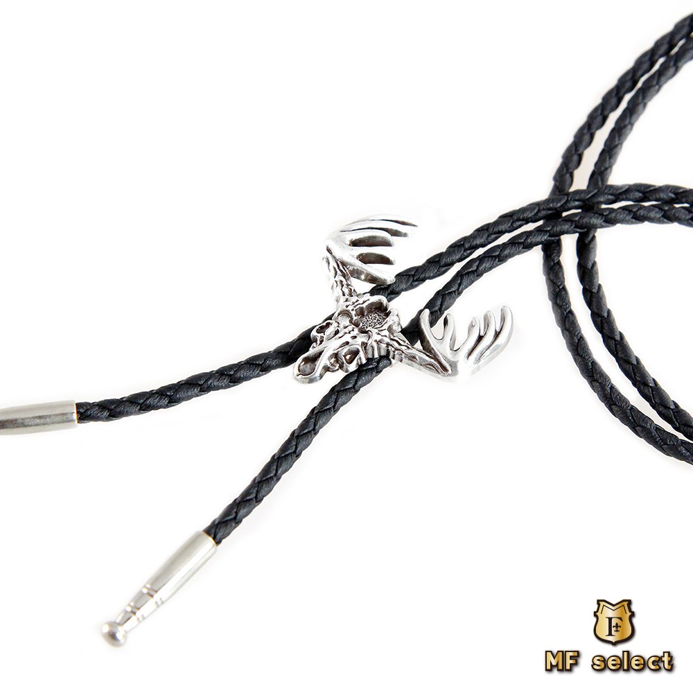 【多件組】經典麋鹿骷髏頭 保羅領帶 Bolo Tie 美式項鍊 (BTI22872)