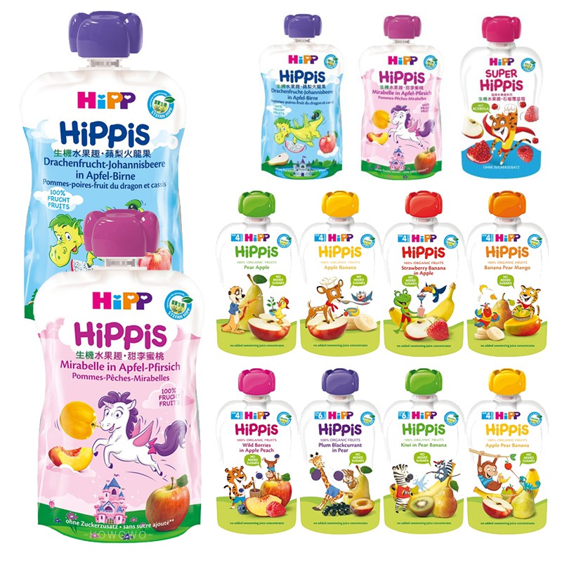 HiPP 喜寶 生機水果趣 100g 奧地利 生機纖果飲 寶寶果泥 果汁 副食品 3743 果泥
