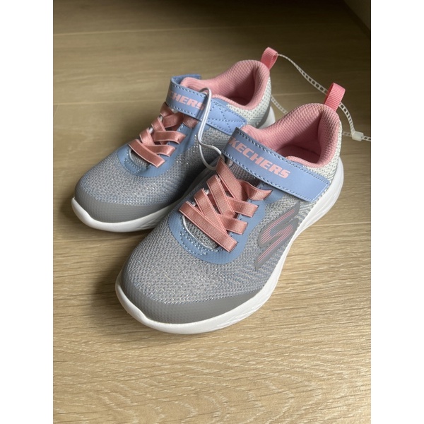 全新 Skechers 女童藍紫色運動鞋球鞋 US12 18公分