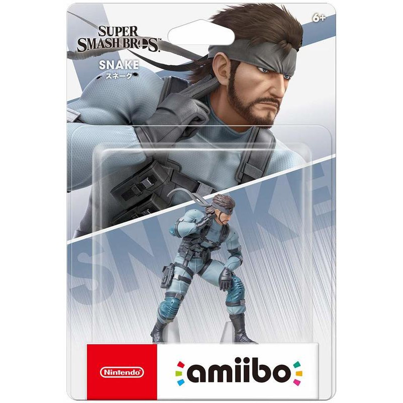 NS周邊 任天堂明星大亂鬥 近距離無線連線 NFC 連動人偶玩具 amiibo 潛龍諜影 SNAKE 【魔力電玩】