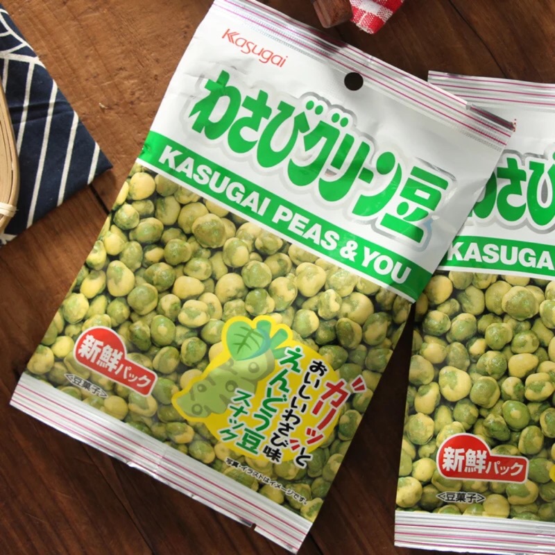 日本春日井KASUGAI芥末味脆皮青豌豆(80g)