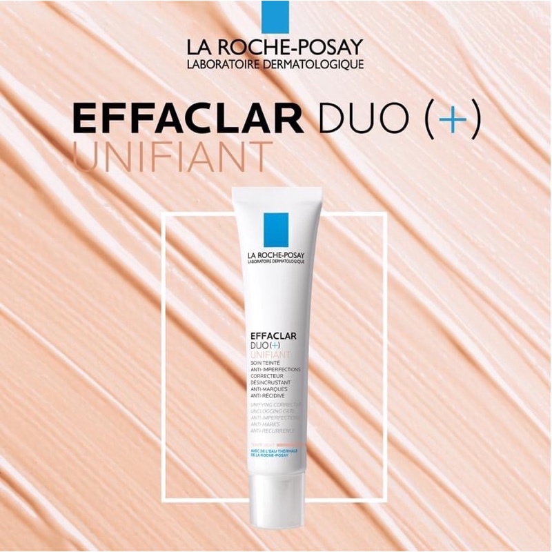 🈹️ <全新正貨> 理膚寶水 淨痘無瑕極效精華EFFACLAR DUO(+) UNIFIANT潤色 40ml (兩入組)