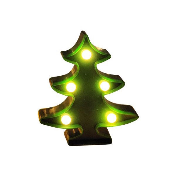 LED創意裝飾壁掛小夜燈(小-聖誕樹)1入【小三美日】DS005322
