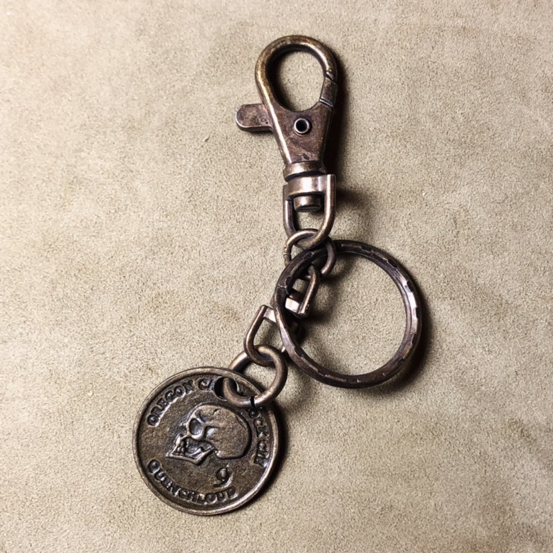 [全新] [Sofia handmade] 手作飾品 復古古銅骷髏鑰匙圈