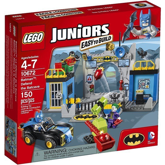 LEGO 樂高 JUNIORS 10672 蝙蝠人 蝙蝠俠 小丑 羅賓 二手 有書有盒 無缺件 狀況佳