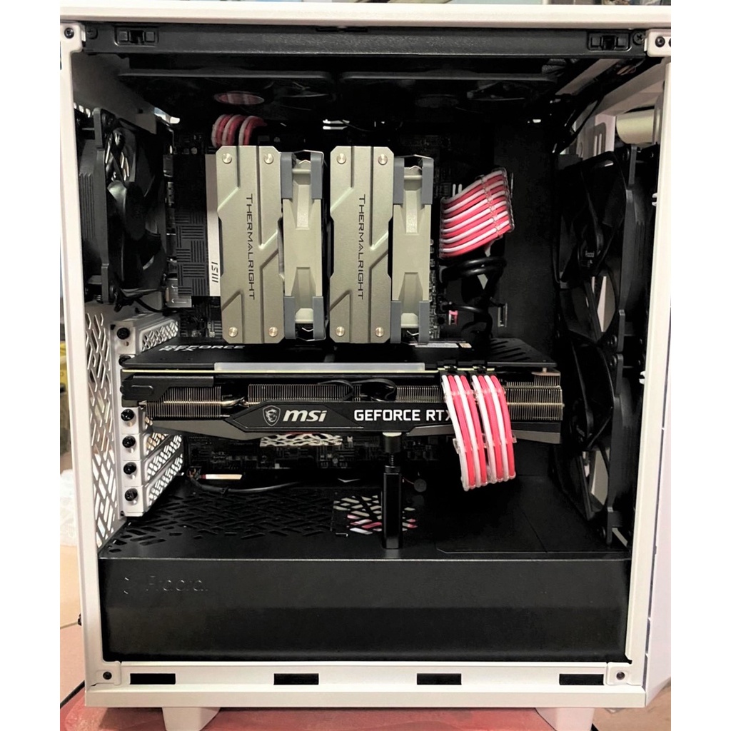 【小熊♫MOD】瑞典 Fractal Design Meshify 2 Compact TG x 客戶ＤＩＹ模組線材展示