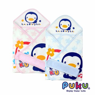 PUKU藍色企鵝 春夏單層包巾(兩色)