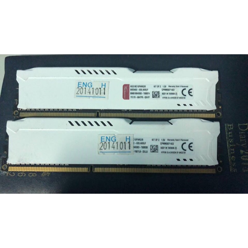 桌上型記憶體 金士頓 Kingston DDR3 1866 hyperx fury 8G(4G*2)