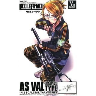 [日貨 TOMYTEC 組裝模型]1/12 迷你武裝 LA042 AS VAL 自動步槍