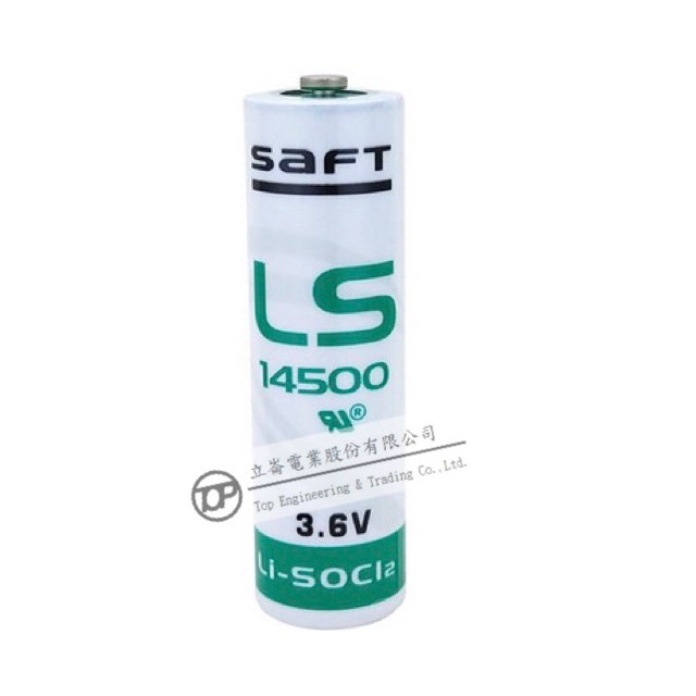 [福利品] SAFT LS14500 立崙電業〈大陸製〉 14500 AA 3.6V 2.6Ah 一次性鋰電池