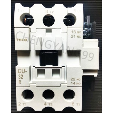 東元 TECO CU-32R 3A1a1b電磁接觸器 接觸器 電磁開關