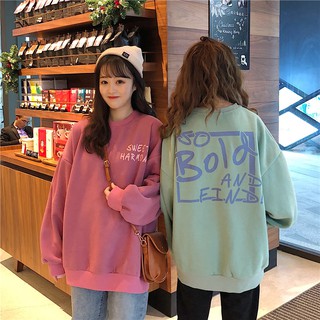 【高質量】字母連帽衛衣 女生長袖上衣 寬鬆連帽t 簡約衛衣 ins超火上衣 韓版連帽t