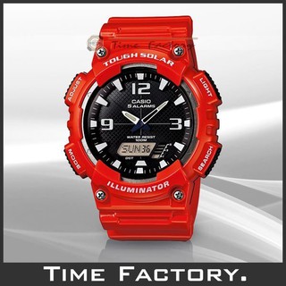 【時間工廠】CASIO 大錶徑焰紅 GA造型雙顯錶 AQ-S810WC-4A