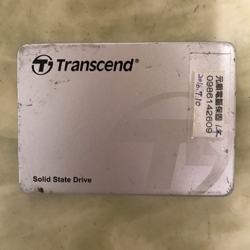 Transcend創見 SSD 360S 128GB，sata3，保證良品，使用時數少，特賣500元