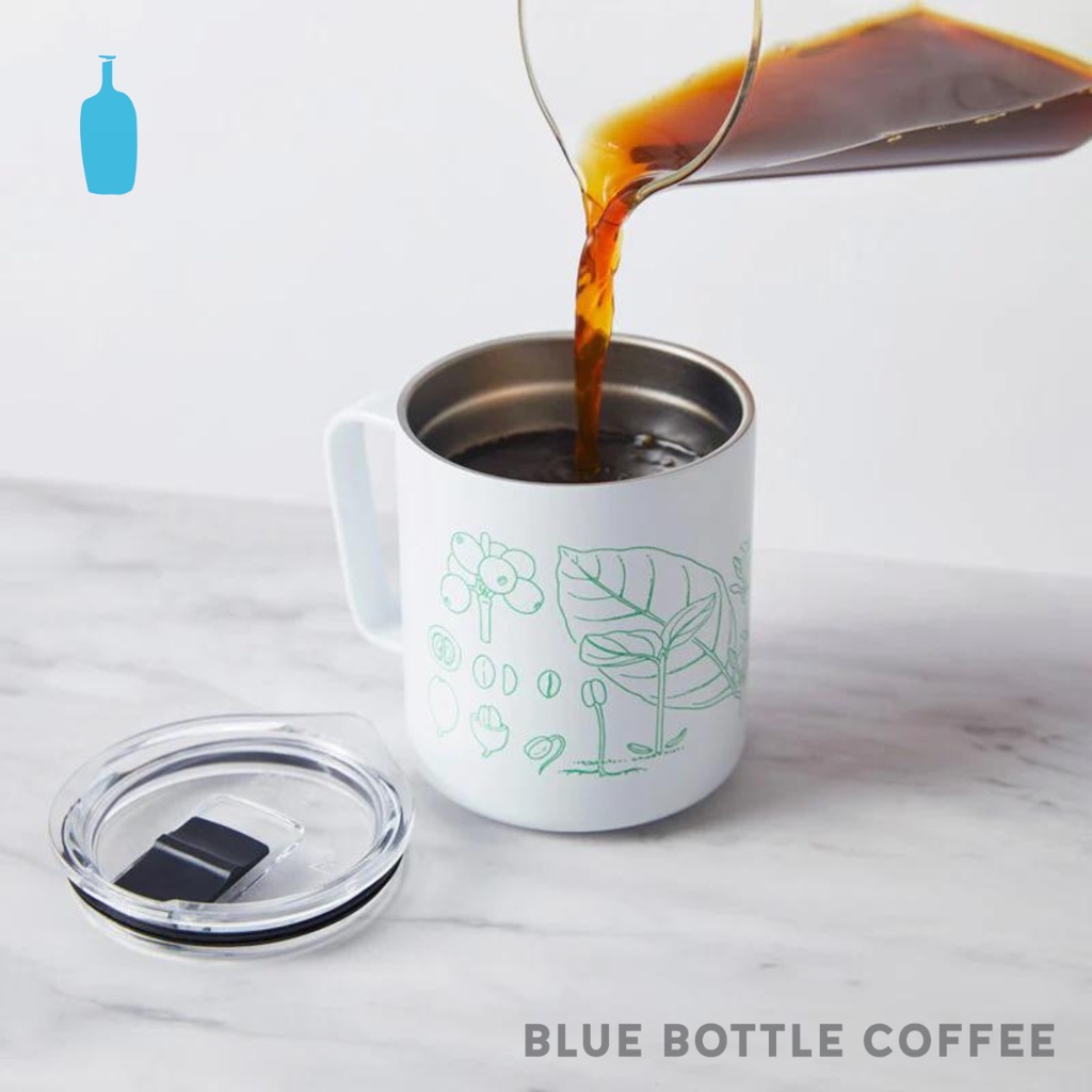 新品✨ 藍瓶 不鏽鋼馬克杯 blue bottle MiiR 聯名 藍瓶咖啡 隨行杯 保溫杯 咖啡杯 杯子 保冰 日本