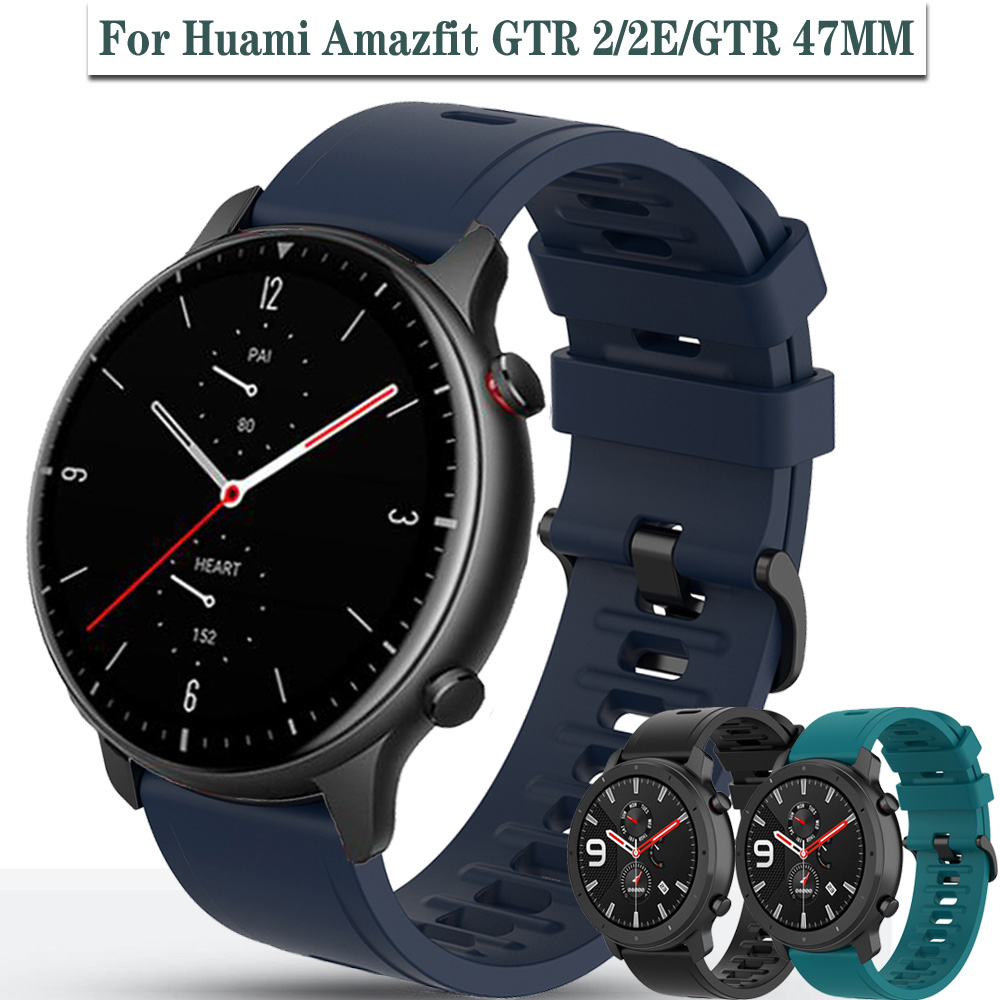 適用於華米 Amazfit GTR 2 2E 47mm 42mm GTS 2 迷你錶帶快速釋放矽膠錶帶通用 20mm 2