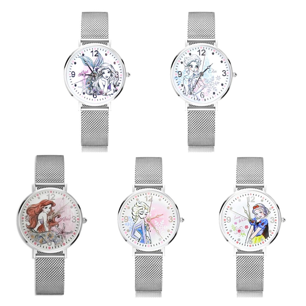 【WANgT】DISNEY迪士尼 公主系列米蘭帶手錶禮盒-5款