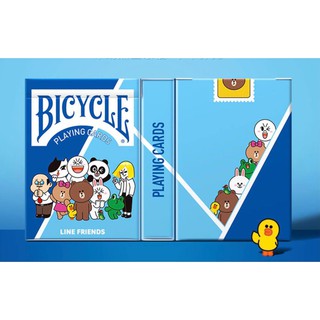 [fun magic] line friends bicycle playing cards 布朗熊全家福撲克牌