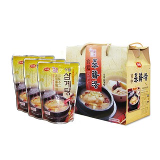 【韓味不二】夏林人蔘雞湯禮盒(1kg x 3入)24.3.12