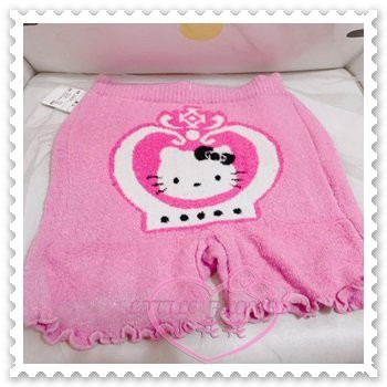 ♥小花花日本精品♥Hello Kitty 內搭褲保暖褲冬天必備保暖禦寒大臉香水瓶蝴蝶結粉色 32053302