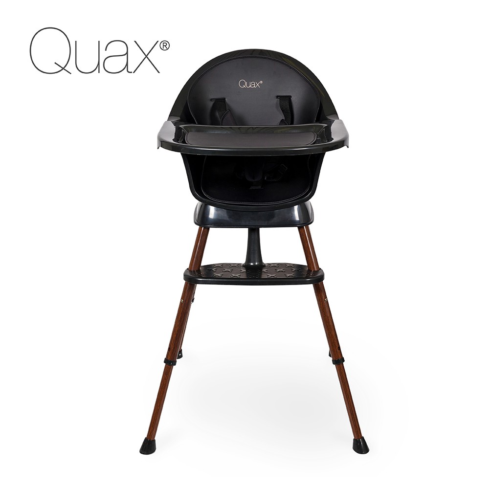 現貨 台灣出貨 Quax LUXE比利時極美三階段可調式成長型高腳餐椅-黑/白 副食品/嬰兒餐椅/寶寶餐椅/彌月禮