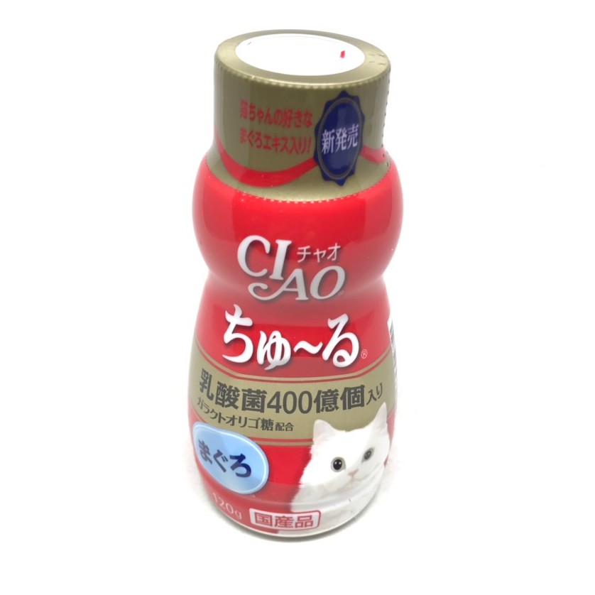 【CIAO】 乳酸菌 肉泥膏 80g 另售 胖胖瓶 CS-131 120g 乳酸菌啾嚕肉泥 14g*12入 啾嚕肉泥塔