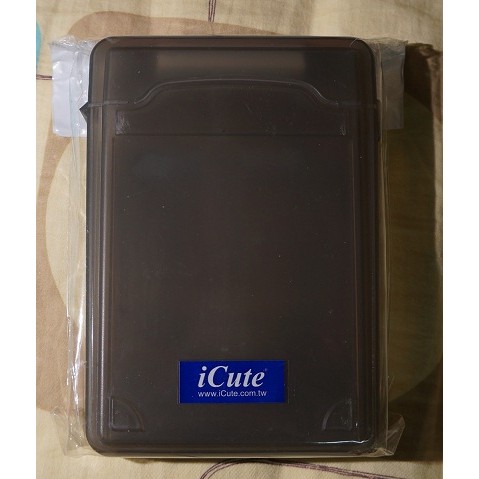 【全新未拆】iCute 3.5吋硬碟專用收納保護盒硬碟儲存盒、保護盒、收納盒 黑色