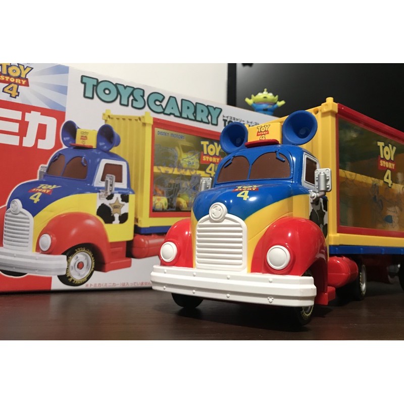 （二手）TOMICA TOY STORY 4 迪士尼玩具總動員收納車