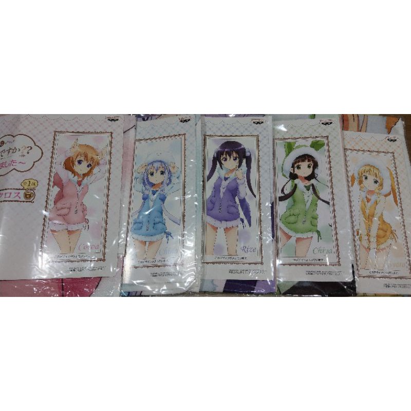 日版一番賞請問您今天要來點兔子嗎 點兔智乃保登紗路理世千夜半身長掛布掛布海報全新未拆