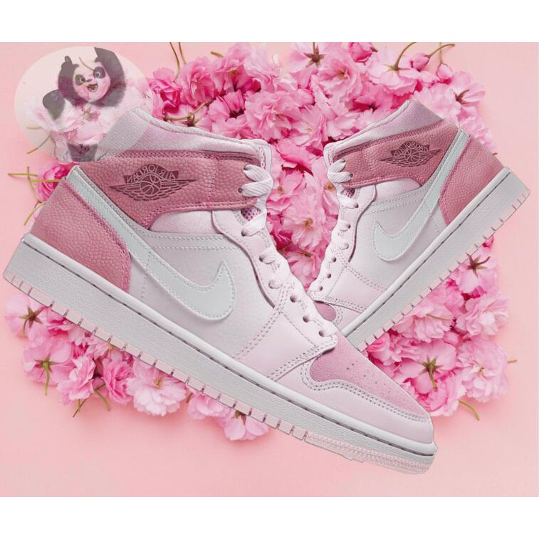 jordan 1 pink white