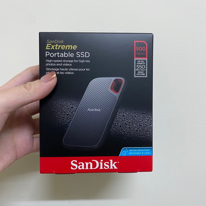 全新品 SanDisk E60 SSD 500GB/s 行動固態硬碟