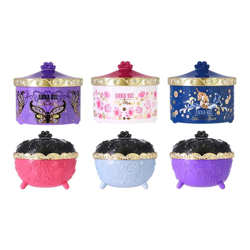 【全新 浮雕擴香石 】7-11 限量 HELLO KITTY×ANNA SUI 浮雕擴香石收納罐組