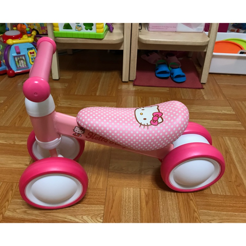 免運~正版Hello Kitty 兒童平衡車/學步車/滑步車/滑行車/三輪車/靜音輪/玩具