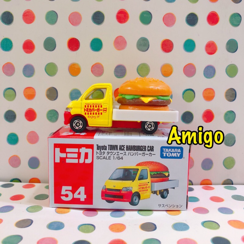 日本 tomica 多美 多美卡 漢堡 速食 小車 汽車 外送車 卡車 貨車 多美車 玩具車 多美小汽車